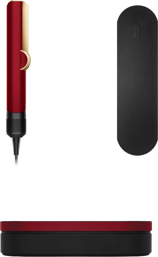 Dyson Airstrait Samtrot/Gold zubehör