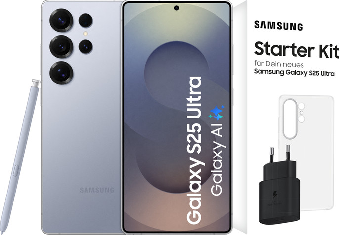 Samsung Galaxy S25 Ultra 256GB Silver 5G + Accessory Pack Main Image