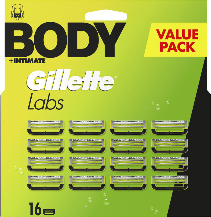 GilletteLabs Body Ersatzklingen (16 Stück) verpackung