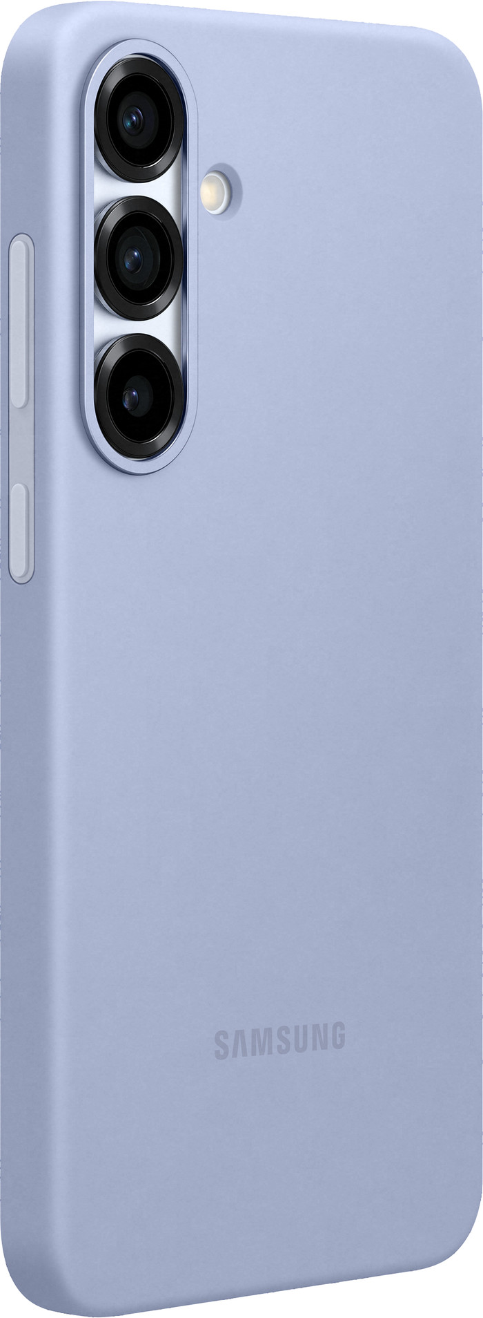 Samsung Galaxy S25 Plus Backcover aus Silikon Hellblau rechte seite