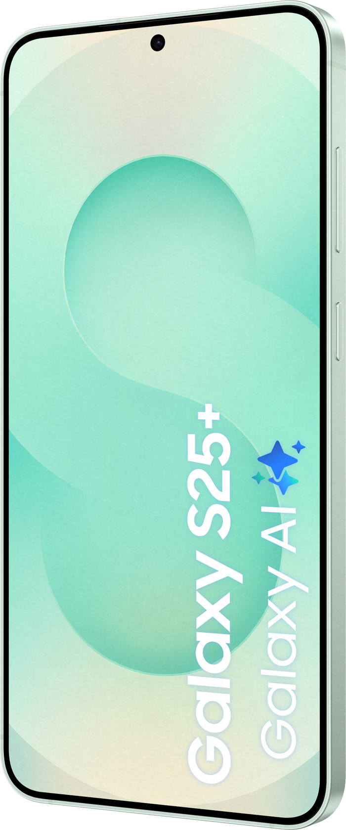 Samsung Galaxy S25 Plus 256GB Mintgrün 5G vorne