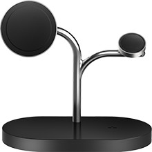 Samsung Trio Wireless Charger 15W Black with Qi2 front