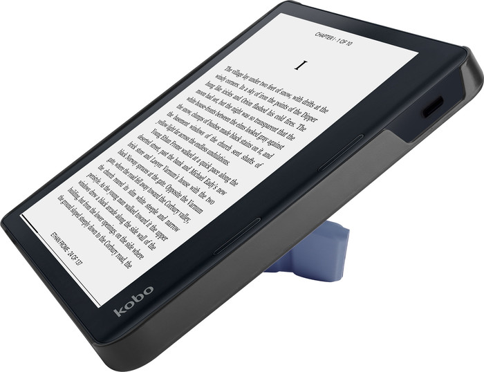 BlueBuilt Kobo Libra Colour Book Case Blau detail