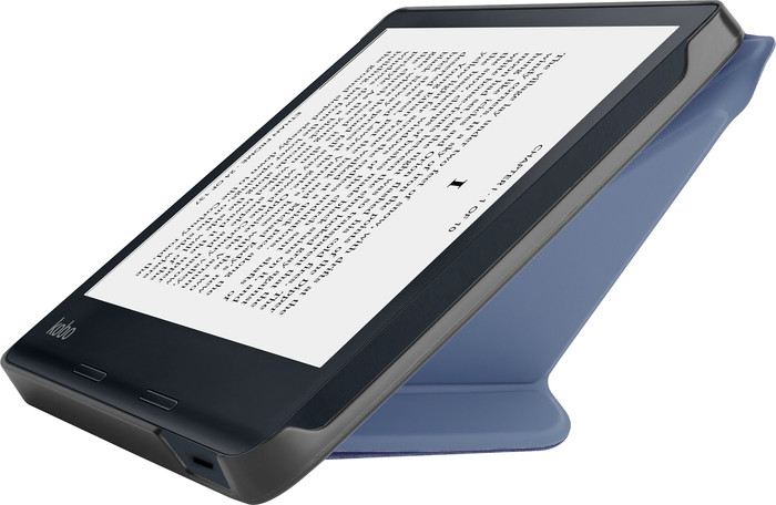 BlueBuilt Kobo Libra Colour Book Case Blau detail