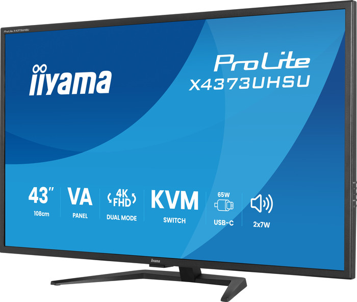 iiyama ProLite X4373UHSU-B2 front