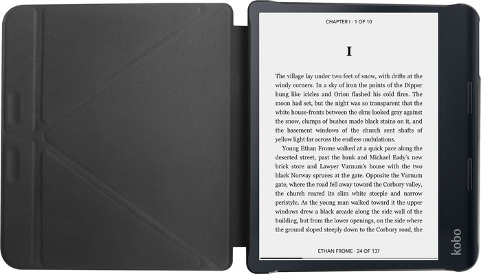 BlueBuilt Kobo Libra Colour Book Case Grün vorne