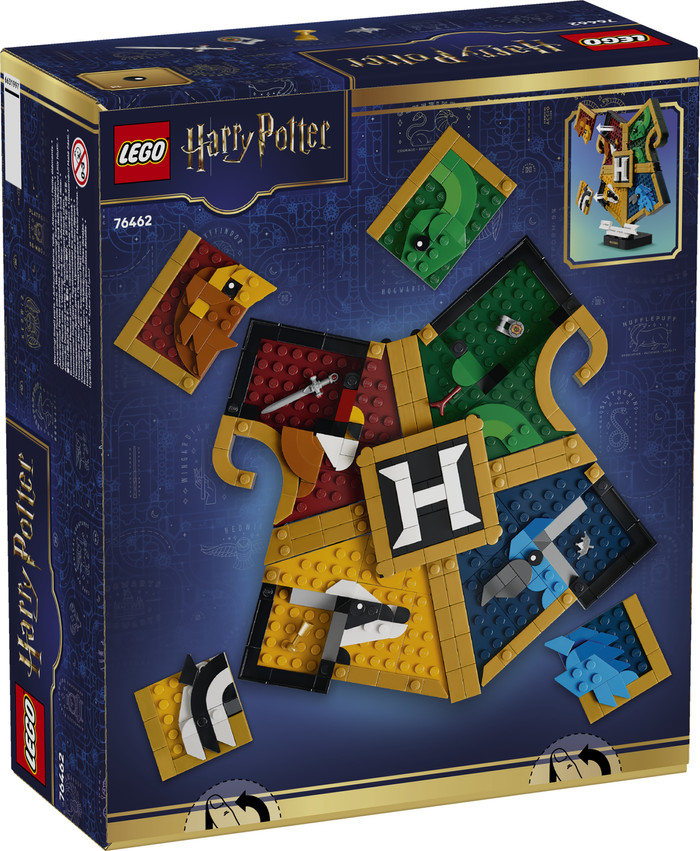 LEGO Harry Potter Hogwarts Hauswappen 76462 verpackung