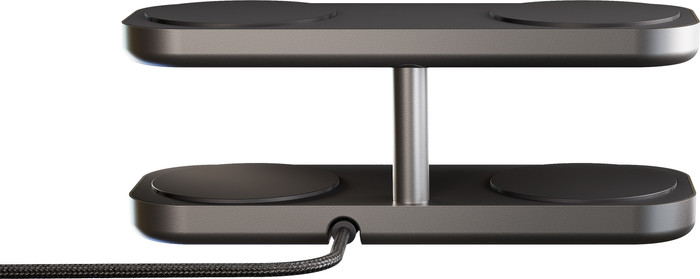 Zens 4-in-1 Wireless Charger 15W with Stand and MagSafe Magnet Black back