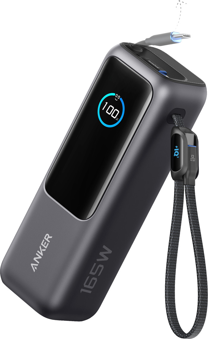 【新品未開封】Anker Power Bank 25000mAh Anker Power Bank (25000mAh, Built-In & 巻取り式USB-Cケーブル