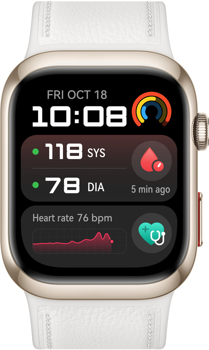 Huawei Watch D2 Gold/Weiß vorne