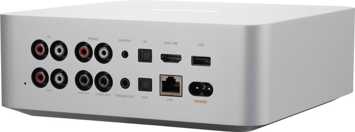 WiiM Ultra Silber rückseite