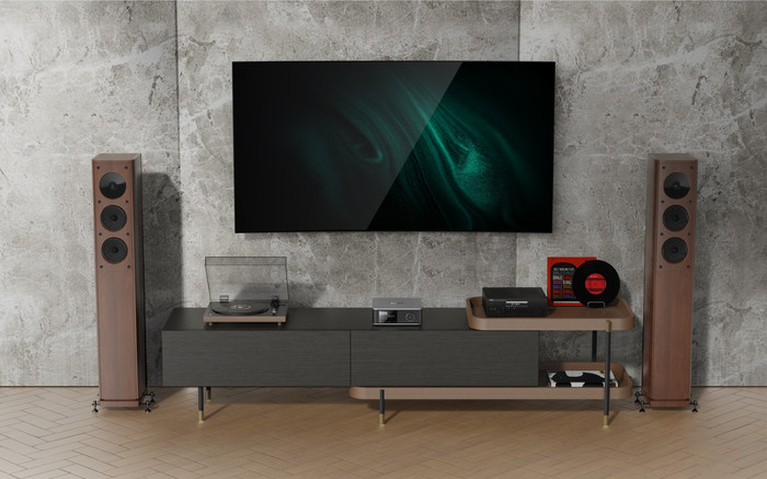 WiiM Ultra Silber produkt in gebrauch