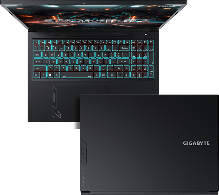 GIGABYTE G6 MF-H2DE854KH - 16" - Intel Core i7 - 16GB RAM/1TB SSD - RTX 4050 oberseite