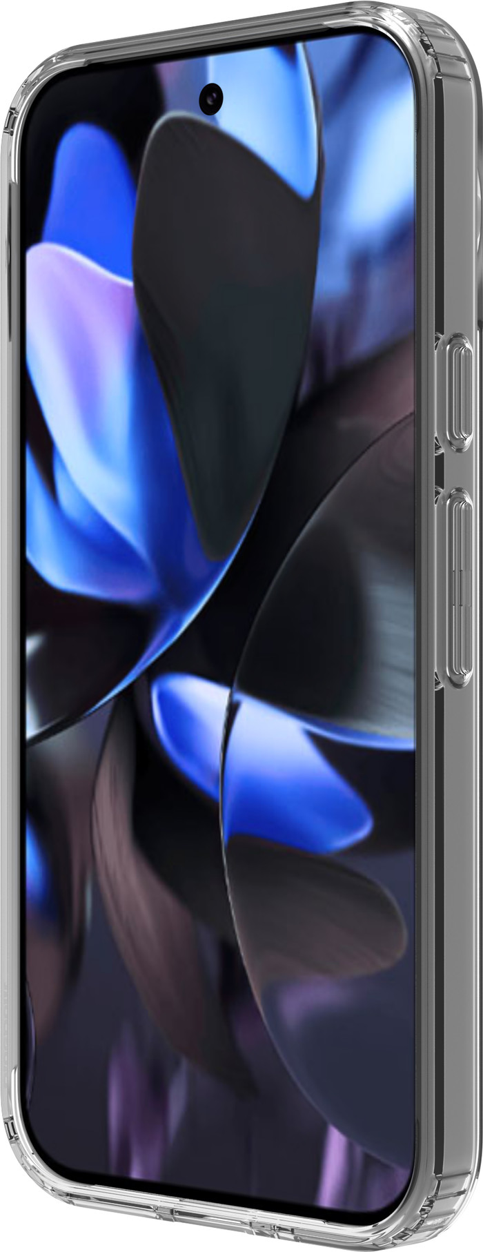 BlueBuilt Protective Backcover Google Pixel 9/9 Pro Transparent rechte seite