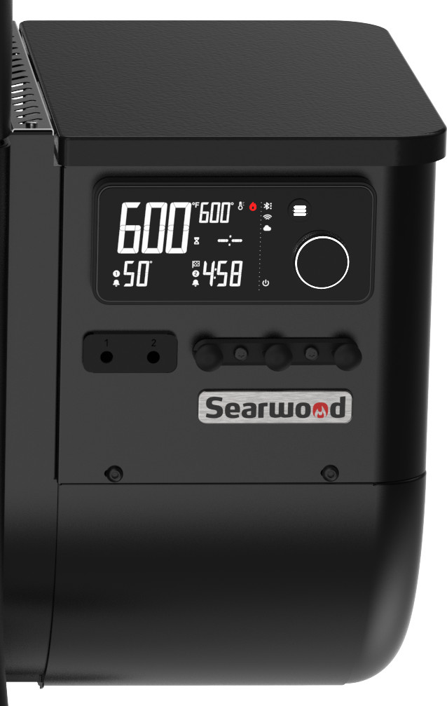 Weber Searwood + Weber Premium Cover Searwood detail