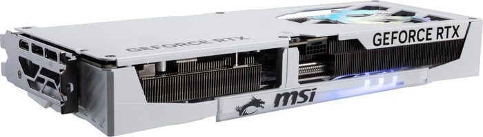 MSI GeForce RTX 5080 GAMING TRIO OC WHITE 16GB linke seite