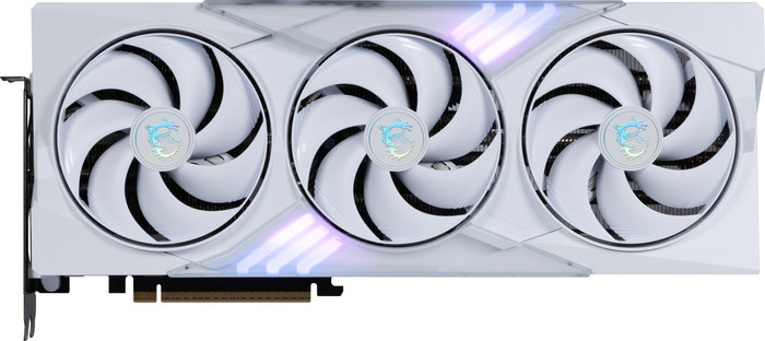 MSI GeForce RTX 5080 GAMING TRIO OC WHITE 16GB vorne