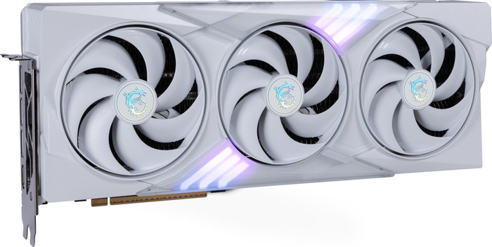 MSI GeForce RTX 5080 GAMING TRIO OC WHITE 16GB vorne