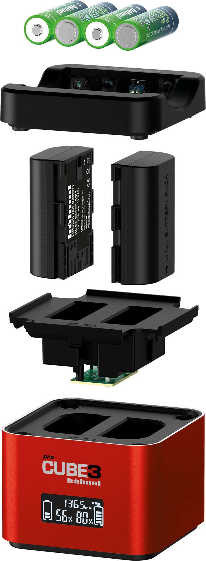 Hähnel ProCube3 Canon innen