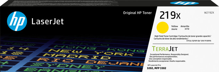 HP 219X LaserJet XL Toner Gelb Main Image