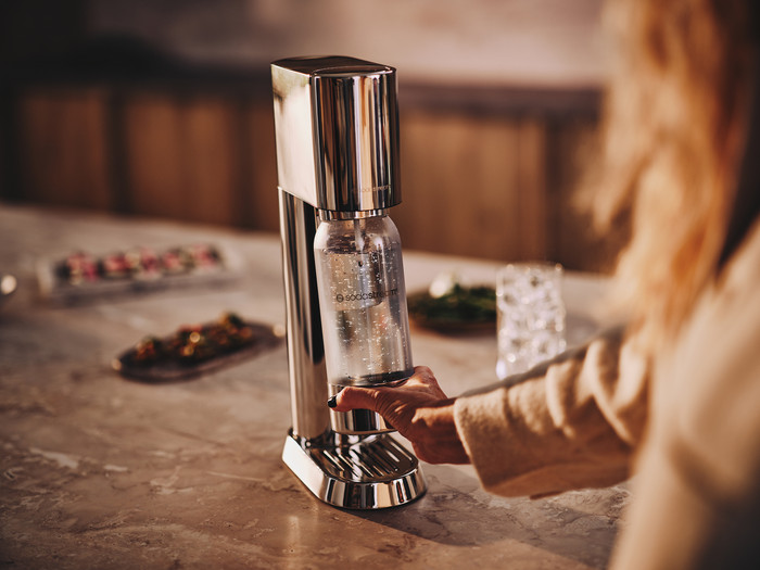 Sodastream Enso Premium produkt in gebrauch