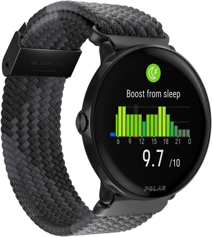 Polar Ignite 3 Schwarz/Grau linke seite