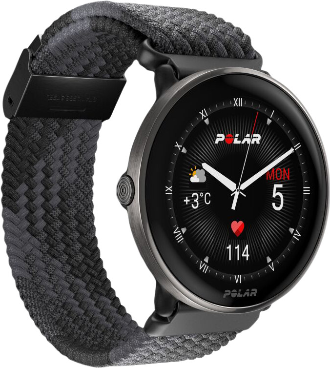Polar Ignite 3 Schwarz/Grau linke seite