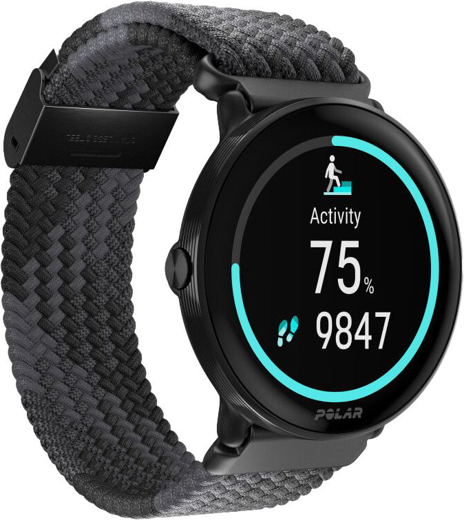 Polar Ignite 3 Schwarz/Grau linke seite