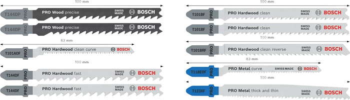 Bosch Professional PRO Wood and Metal Stichsägeblatt (10x) detail