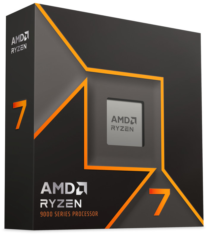 AMD Ryzen 7 9800X3D vorne