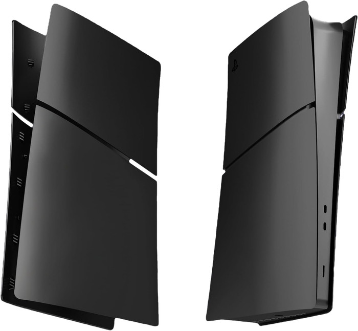 PS5 Slim Digital Edition Fortnite Set + Cover Schwarz + Zusätzlicher Controller Weiß + Ladestation produkt in gebrauch