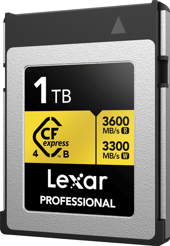 Lexar Professional GOLD 4.0 1TB CFexpress Type B front
