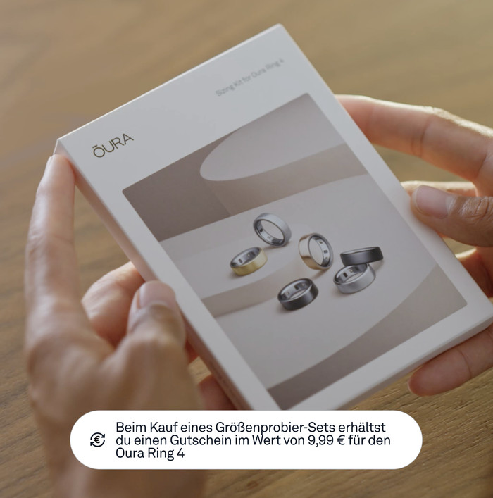Oura Ring 4 Größenprobier-Set visueller lieferant