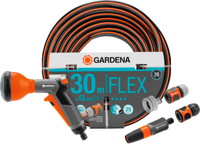 Gardena Comfort FLEX 1/2 30 m Classic Brauseset Main Image