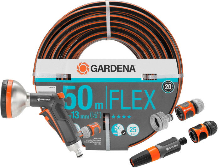 Gardena Comfort FLEX 50 m Premium Brauseset Main Image
