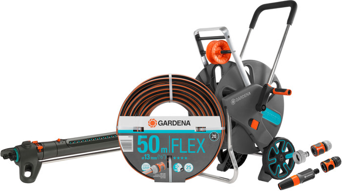 Gardena Comfort FLEX 50 m CleverRoll L Large Regnerset Main Image