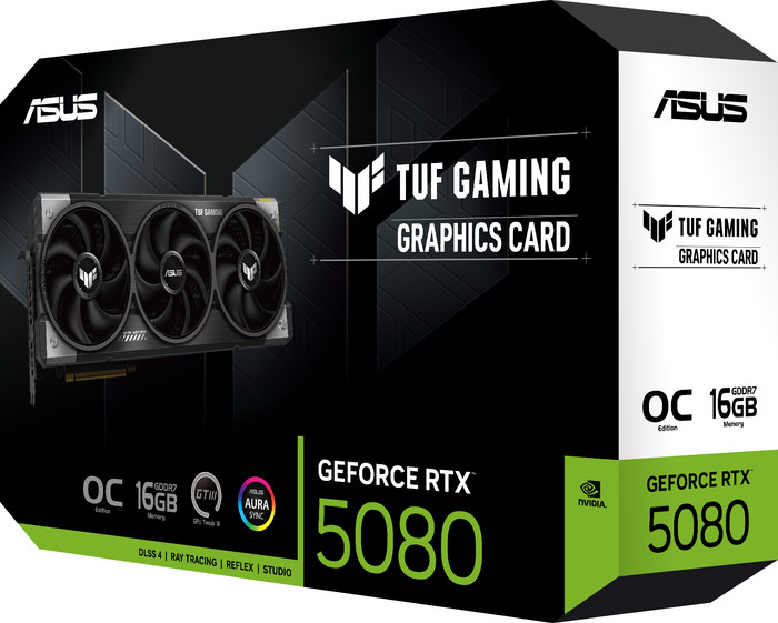 ASUS TUF Gaming GeForce RTX 5080 OC 16GB verpackung