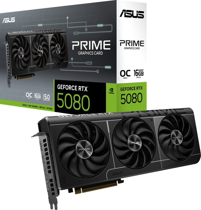 ASUS PRIME GeForce RTX 5080 OC 16GB verpackung