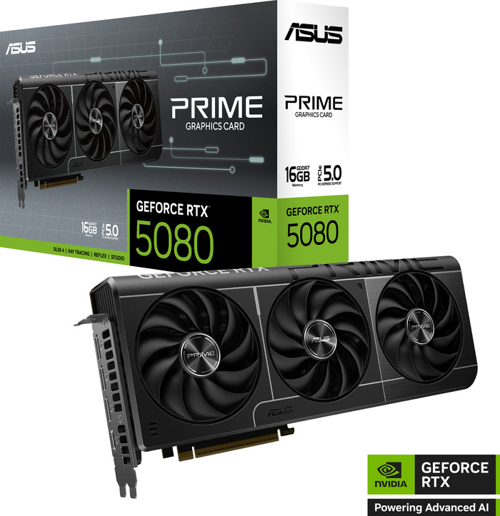 ASUS PRIME GeForce RTX 5080 16GB verpackung