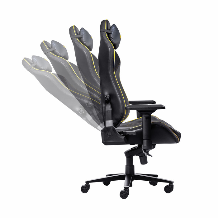 Trust GXT 721 Ruya Pro Gaming-Stuhl Schwarz linke seite