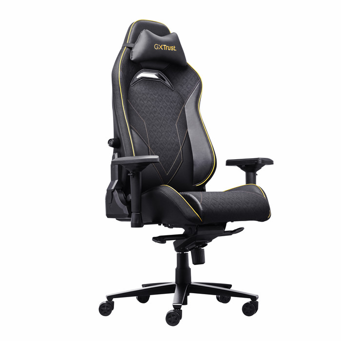 Trust GXT 721 Ruya Pro Gaming-Stuhl Schwarz linke seite