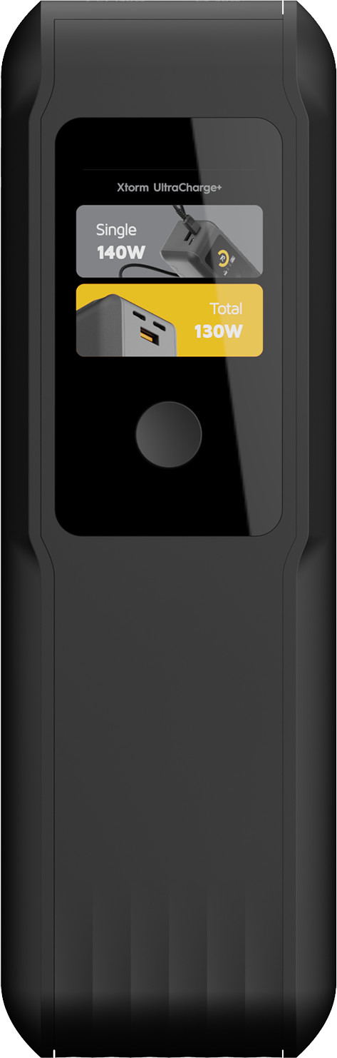 Xtorm NextGen 140 W Powerbank 27.000 mAh Schwarz linke seite