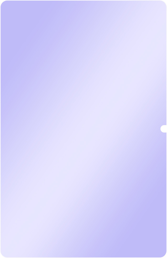 Just in Case Blue Light Filter Samsung Tab A9 Plus Screen Protector Glass detail