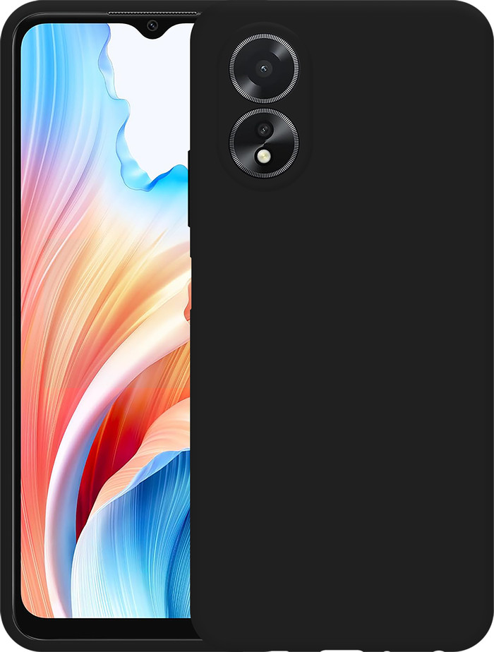 Just in Case Soft Design Oppo A38 4G / A18 4G Backcover Schwarz vorne
