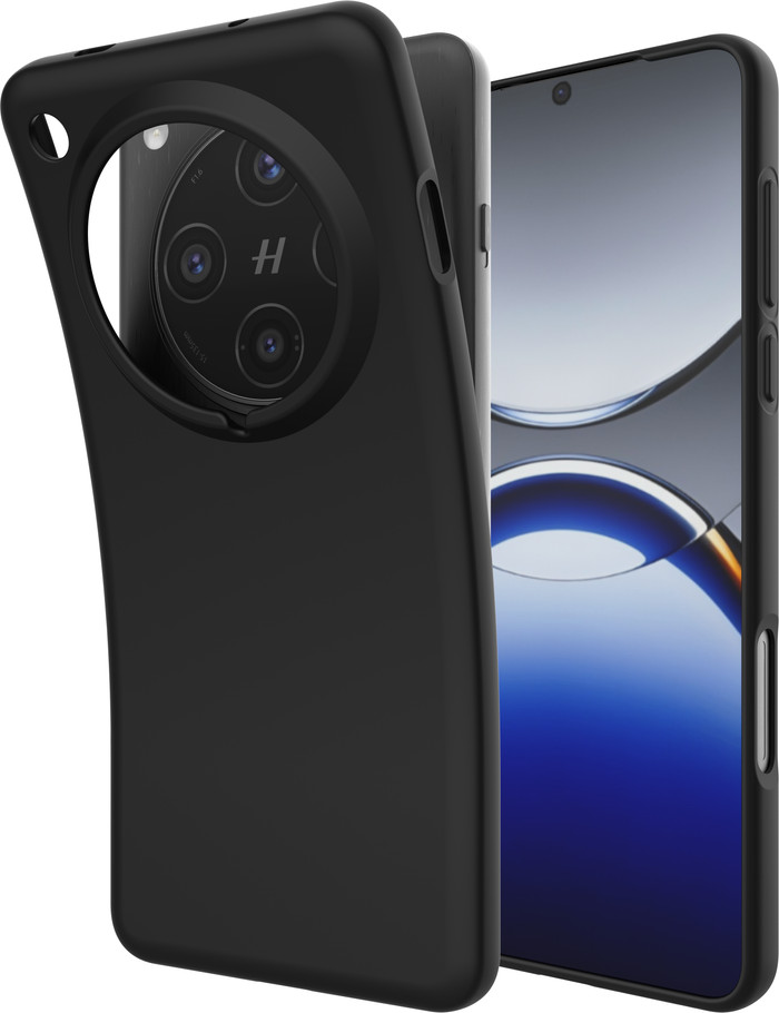 Just in Case Soft Design Oppo Find X8 Pro Backcover Schwarz vorne