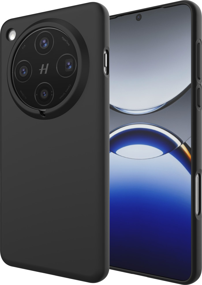 Just in Case Soft Design Oppo Find X8 Pro Backcover Schwarz rechte seite