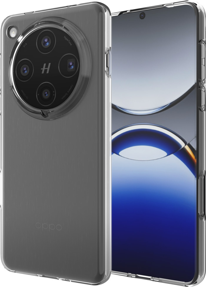 Just in Case Soft Design Oppo Find X8 Pro Backcover Transparent vorne