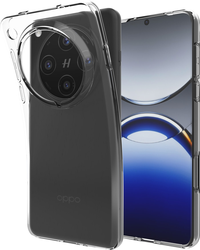 Just in Case Soft Design Oppo Find X8 Pro Backcover Transparent vorne