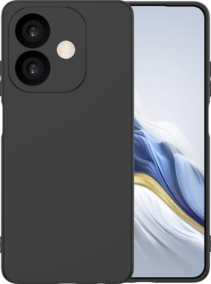 Just in Case Soft Design Oppo A40 / A40m / A60 5G Backcover Schwarz vorne