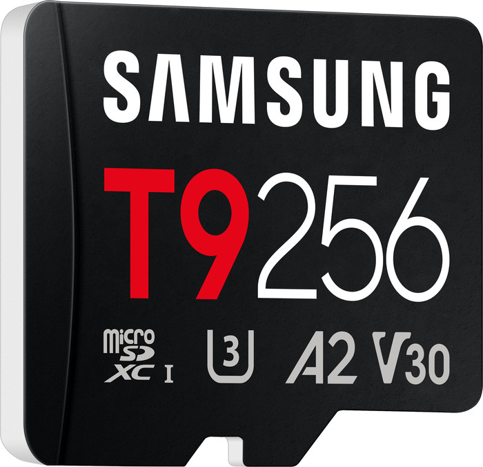 Samsung microSDXC T9 256GB 200 MB/s vorne